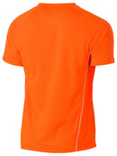 Bisley Workwear Cool Mesh Tee with Reflective Piping Orange