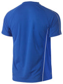 Bisley Workwear Cool Mesh Tee with Reflective Piping Royal - Discontinued