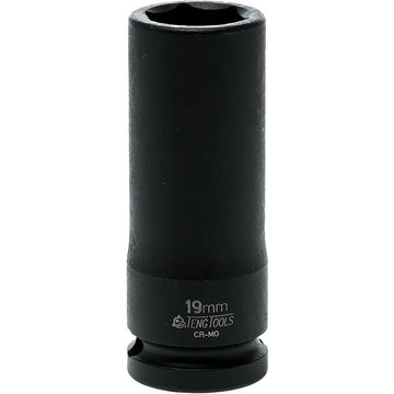 Teng 1/2in Dr. Deep Impact Socket 19mm DIN