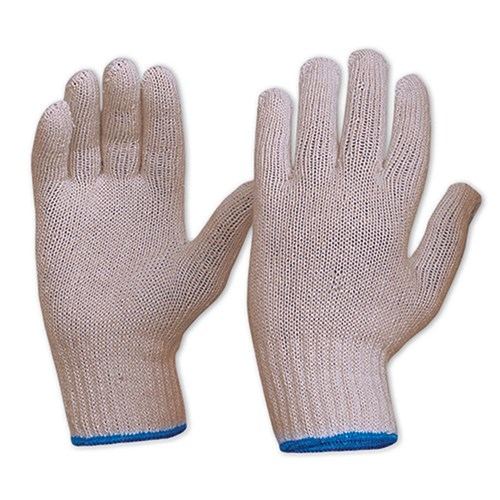 Knitted 100% Cotton Gloves XL Size White