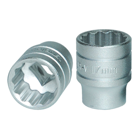 Teng 3/8in Dr. Socket 17mm 12pt