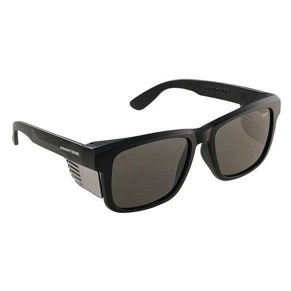 Frontside Safety Glasses Smoke - Black Frame