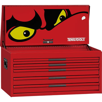 Teng Pro35 37in Tool Chest 5 Drawers Red