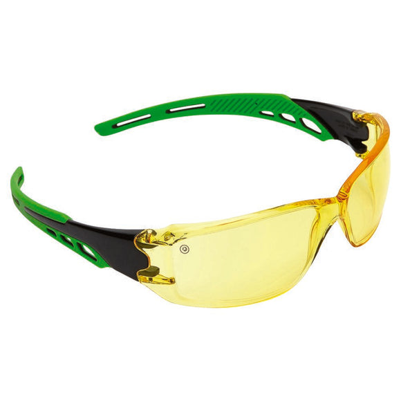 Cirrus Green Arm Safety Glasses