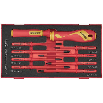 Teng 10pc Interchangeable Blade Set Insulated