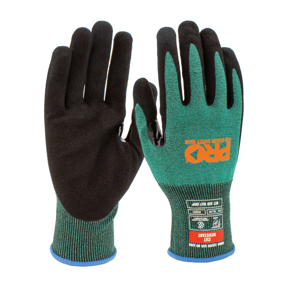 Arax Green Nitrile Sand Dip Palm Green 10