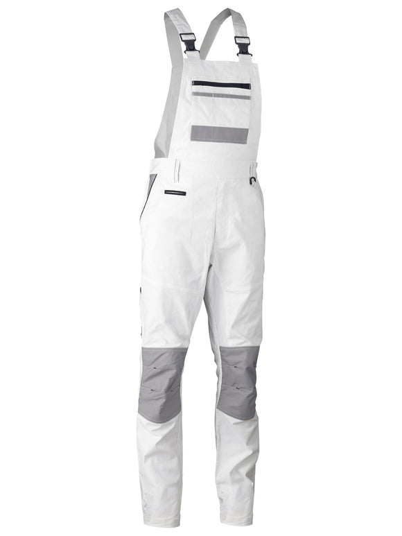 Bisley Workwear Painters Contrast Bib & Brace Overall White