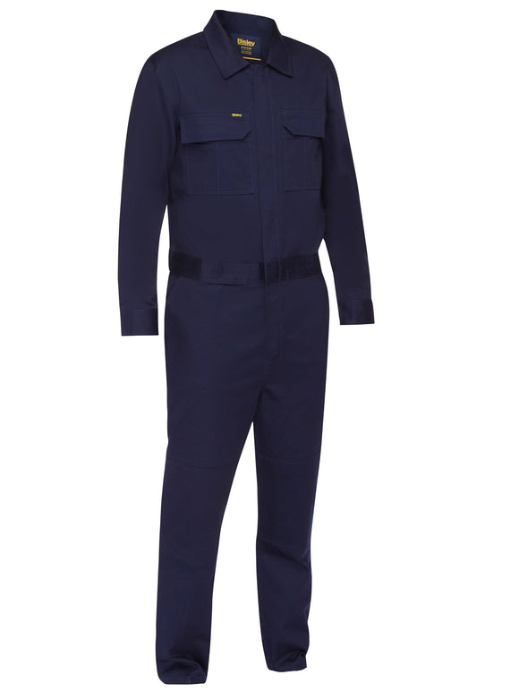 Bisley Workwear Coverall with Waist Zip Opening Navy - Discontinued