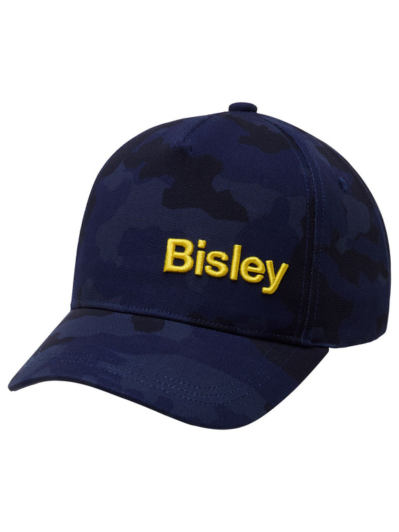 Bisley Workwear Printed Baseball Cap Navy Camo