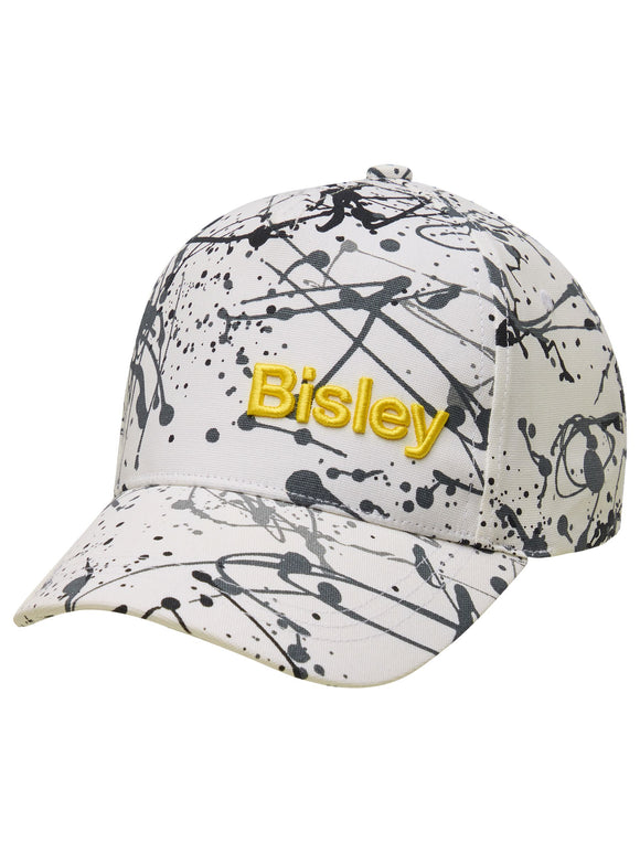 Bisley Workwear Printed Baseball Cap Grey Splatter