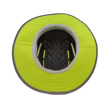 Air Bump Wide Brim Bump Cap Fluro Yellow