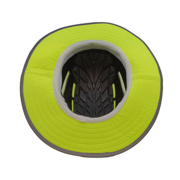 Air Bump Wide Brim Bump Cap Fluro Yellow
