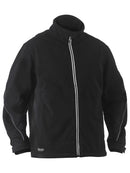 Bisley Workwear Bonded Micro Fleece Jacket With Liquid Repellent Finish Black - Discontinued