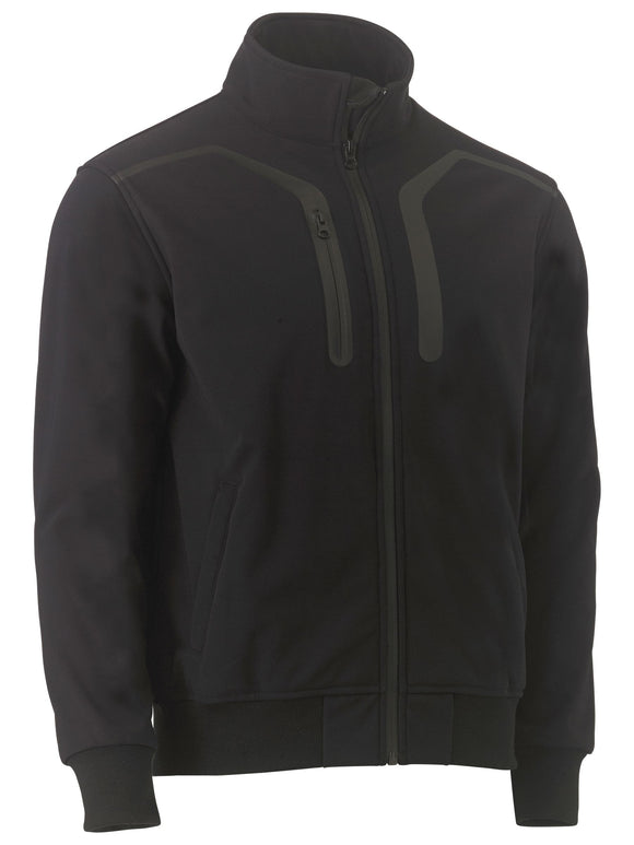 Bisley Workwear Premium Soft Shell Bomber Jacket Black - Discontinued