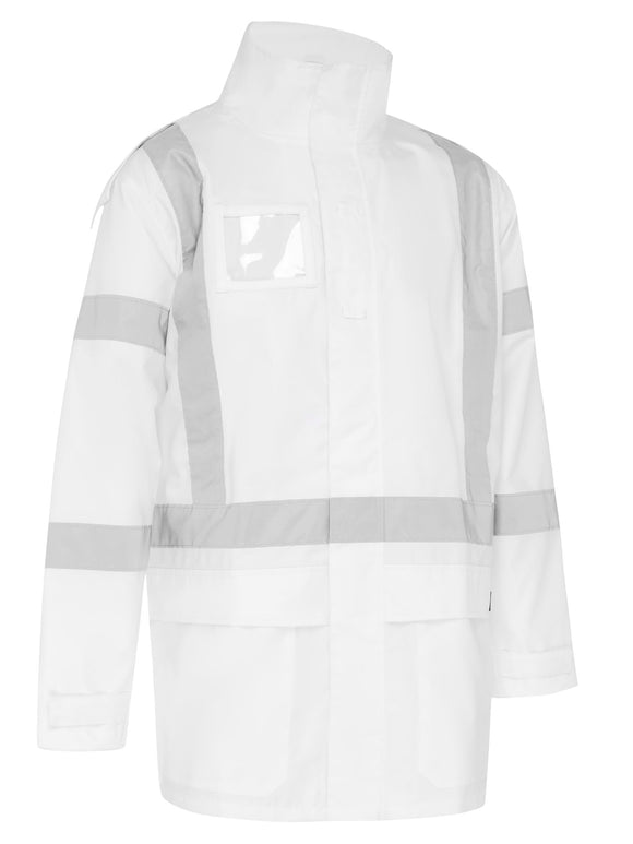 Bisley Workwear X Taped Shell Rain Jacket White