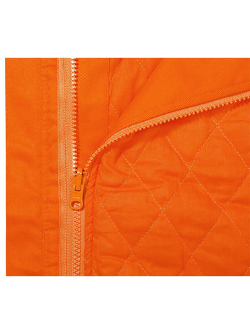 Bisley Workwear Taped Hi Vis 3 in 1 Drill Jacket Orange/Navy