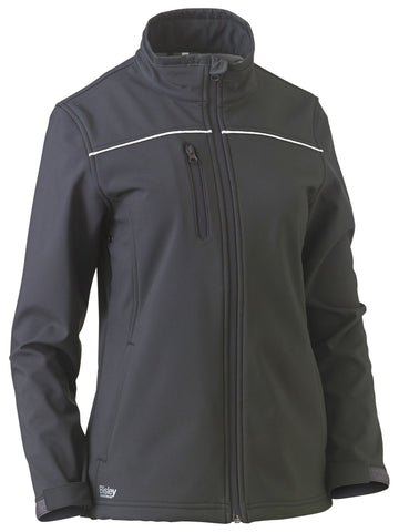 Bisley Workwear Women's Soft Shell Jacket Charcoal