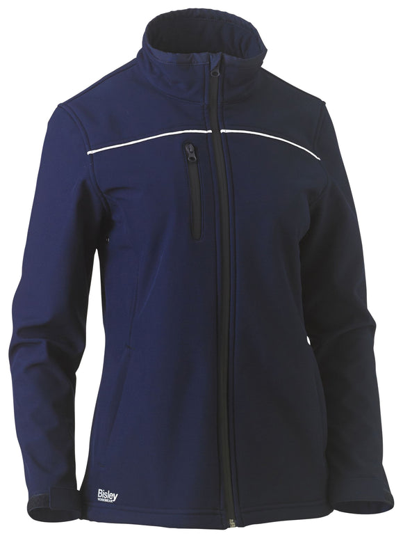 Bisley Workwear Women's Soft Shell Jacket Navy