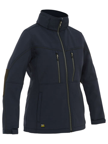 Bisley Workwear Women's Flx & Move™ Soft Shell Jacket Navy