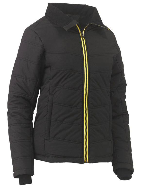 Bisley Workwear Women's Puffer Jacket Black - Discontinued