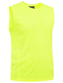 Bisley Workwear Recycled Hi Vis Muscle Tank Yellow