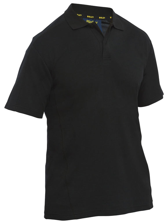Bisley Workwear Short Sleeve Polo Black