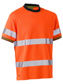 Bisley Workwear Taped Hi Vis Polyester Mesh T-Shirt Orange - Discontinued