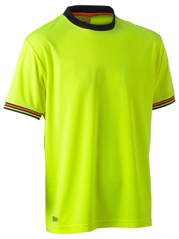 Bisley Workwear Hi Vis Polyester Mesh T-Shirt Yellow - Discontinued