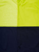 Bisley Workwear Hi Vis Polo Shirt Yellow/Navy