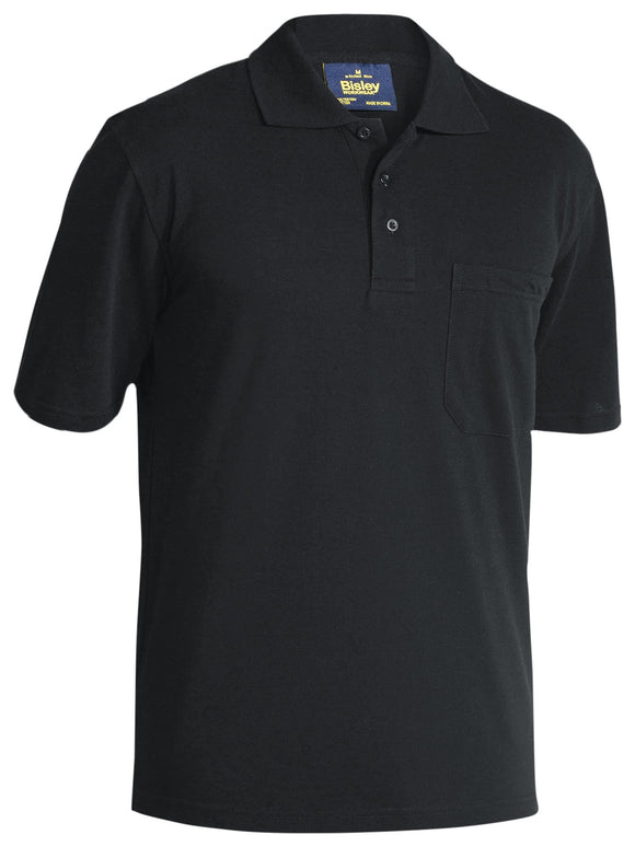 Bisley Workwear Polo Shirt Black