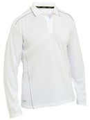 Bisley Workwear Cool Mesh Polo with Reflective Piping White