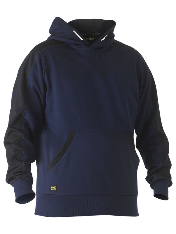 Bisley Workwear Flx & Move™ Recycle Pullover Hoodie Navy - Discontinued