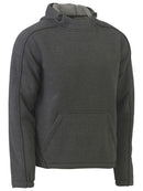 Bisley Workwear Flx and Move™ Marle Fleece Hoodie Jumper Charcoal - Discontinued