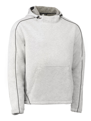 Bisley Workwear Flx and Move™ Marle Fleece Hoodie Jumper Grey Marle