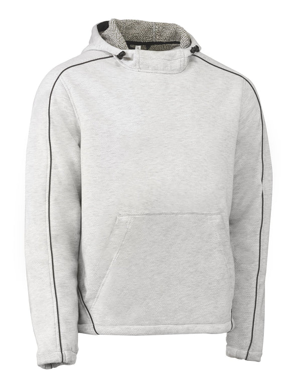 Bisley Workwear Flx and Move™ Marle Fleece Hoodie Jumper Grey Marle