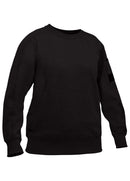 Bisley Workwear Women's Fleece Crew Neck Jumper Black