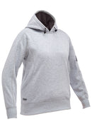 Bisley Workwear Women's Work Fleece Hoodie Grey Marle