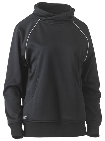 Bisley Workwear Women's Work Fleece Jumper Black - Discontinued