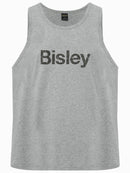 Bisley Workwear Cotton Logo Singlet Grey Marle - Discontinued