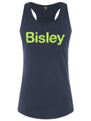 Bisley Workwear Women's Cotton Logo Singlet Navy - Discontinued