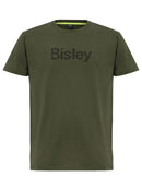 Bisley Workwear Cotton Logo Tee Army Green - Discontinued