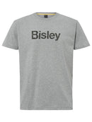 Bisley Workwear Cotton Logo Tee Grey Marle - Discontinued