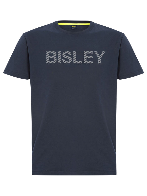 Bisley Workwear Bisley Segmented Printed Tee Navy
