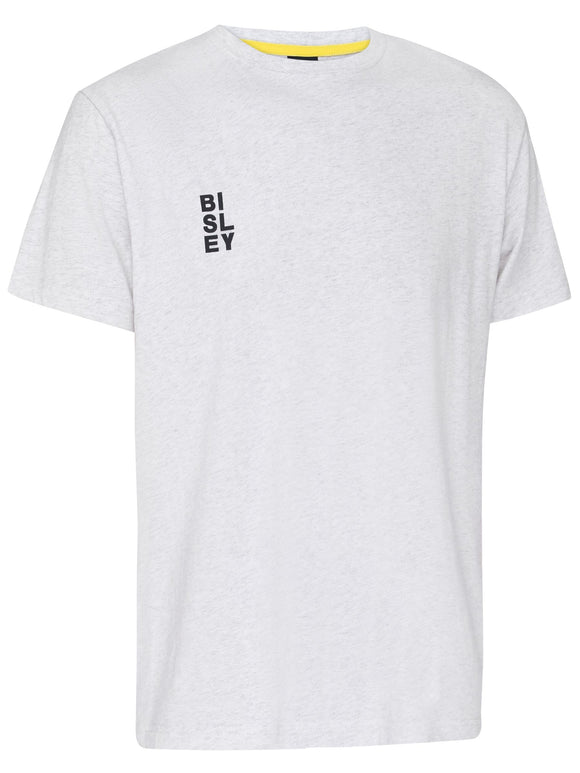 Bisley Workwear Bisley Cotton Vertical Logo Tee Grey Marle - Discontinued