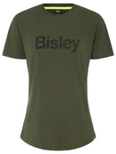 Bisley Workwear Bisley Women's Cotton Logo Tee Army Green