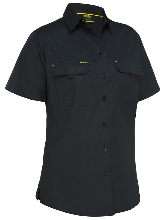 Bisley Workwear Women's X Airflow™ Ripstop Shirt Black