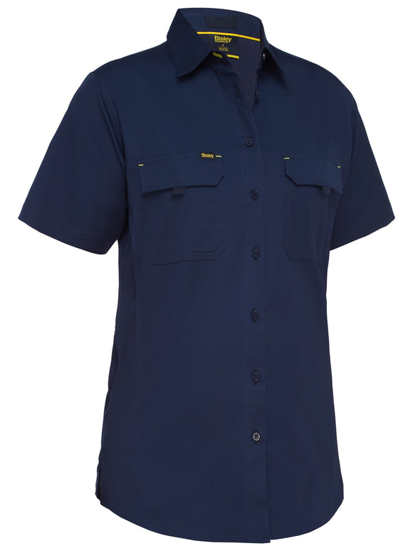 Bisley Workwear Women's X Airflow™ Ripstop Shirt Navy
