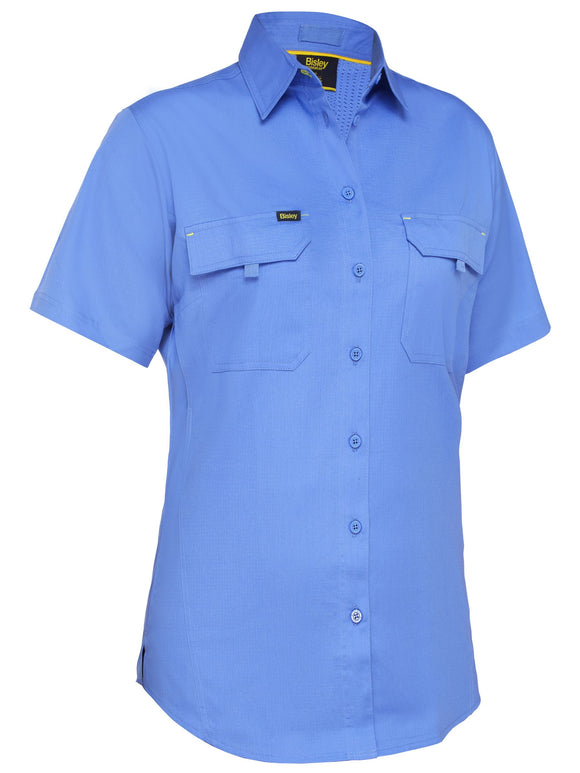 Bisley Workwear Women's X Airflow™ Ripstop Shirt Sky Blue