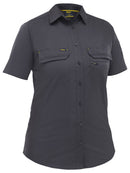 Bisley Workwear Women's X Airflow™ Stretch Ripstop Shirt Charcoal