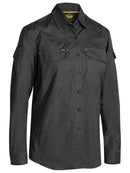 Bisley Workwear Womens X Airflow™ Ripstop Shirt Charcoal